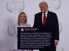 Trump, nuovo elogio a Meloni: “Ispirazione per tutti”. La premier: “Molto gentile, amico mio”