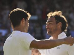 Atp Finals, Alcaraz incontra Fognini prima della finale con Sinner. La battuta su’Ballando con le stelle’