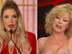 Ballando, Lucarelli critica e Nancy Brilli sbotta: “Selvaggia quanto rompi…”