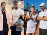 Ballando, scintille tra Fognini e Magnini dietro le quinte: “Padel o nuoto?”