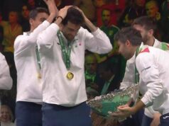 Bolelli alza la Coppa Davis, ma… la rompe (poi l’aggiusta)