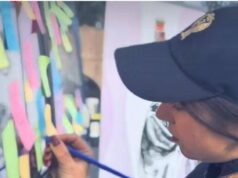 ‘Ciò che l’amore non è’, su Camper rosa della Polizia i post-it contro la violenza di genere