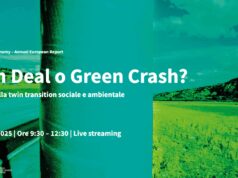 ‘Green deal o Green crash?’, il punto su transizione sociale e ambientale