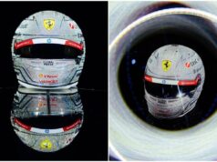 Hamilton, casco speciale e… splendente a Las Vegas