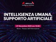 ‘Intelligenza umana, supporto artificiale’, focus il 27/11 a Roma a Palazzo informazione