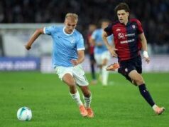 Lazio-Cagliari 2-0, gol di Isaksen e Zaccagni
