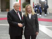 Meloni riceve Abu Mazen: “Consolidare cessate fuoco e avviare ricostruzione Gaza”