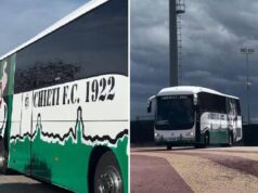 Sassi contro il bus del Chieti dopo sconfitta a Recanati: indagini in corso