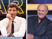 Ascolti tv, la prima serata è di ‘Un Professore’ su Rai1. Testa a testa tra De Martino e Scotti
