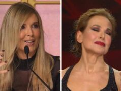 Ballando, D’Urso: “Sono state scritte cose false, non mi ritiro”. E Lucarelli punge