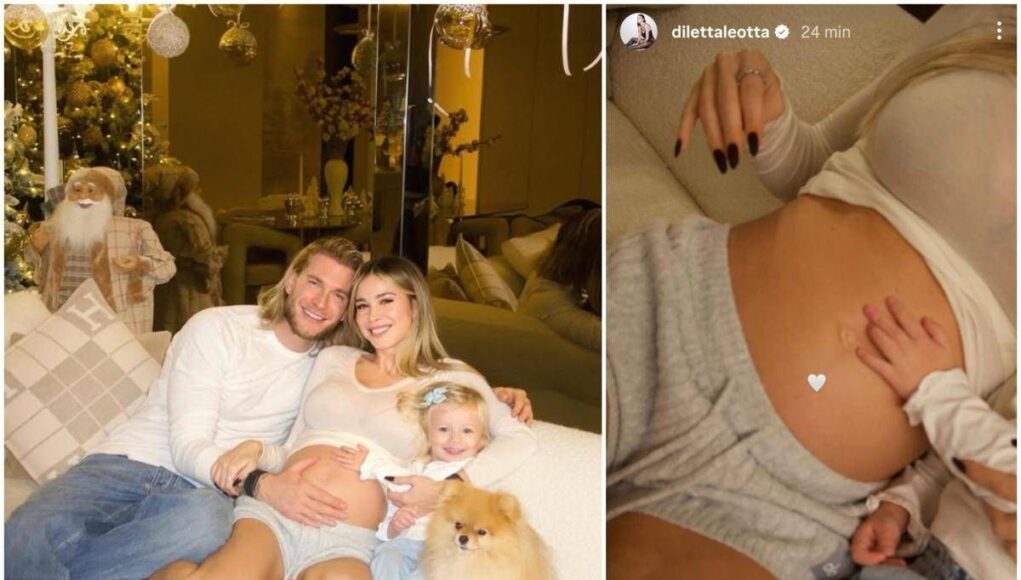 Diletta Leotta è incinta, l’annuncio social e l’abbraccio di Karius