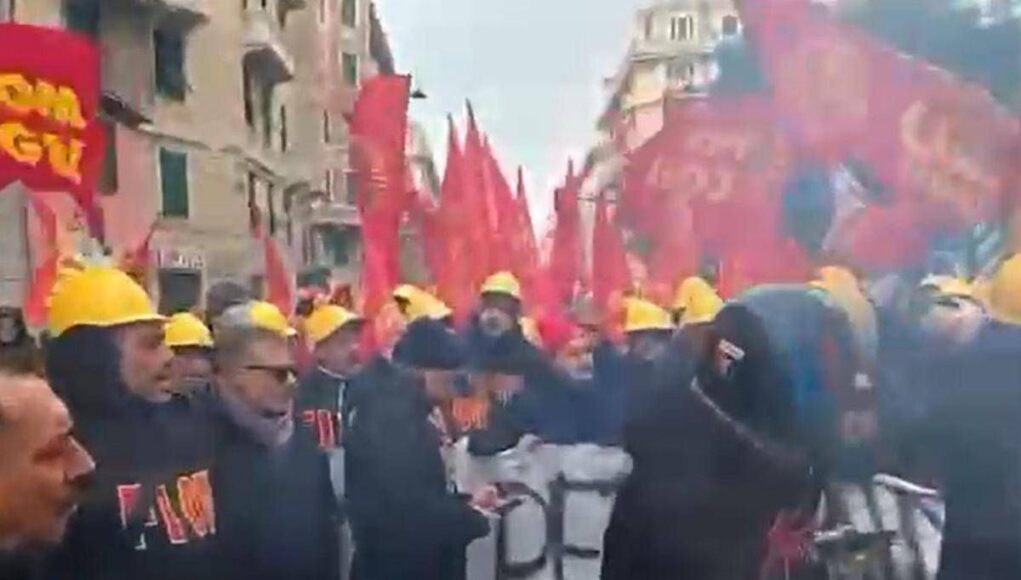 Ex Ilva, a Genova il corteo degli operai. Appello di Salis: “No alla violenza”