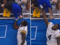 Litiga col tifoso e gli molla un pugno, la follia della star NFL