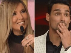 Lucarelli scambia Magnini con Fognini, Fabio la chiama “amore mio”: lapsus incrociati a Ballando