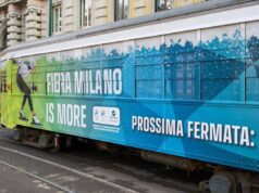 Milano-Cortina, tram olimpico di Fiera Milano attraversa la città