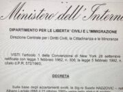 Per 33 anni ‘ostaggio’ dell’Italia dove è nata e cresciuta, ora è finalmente apolide: il decreto del Viminale