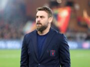 Roma, il ritorno di De Rossi: cori e abbracci all’Olimpico