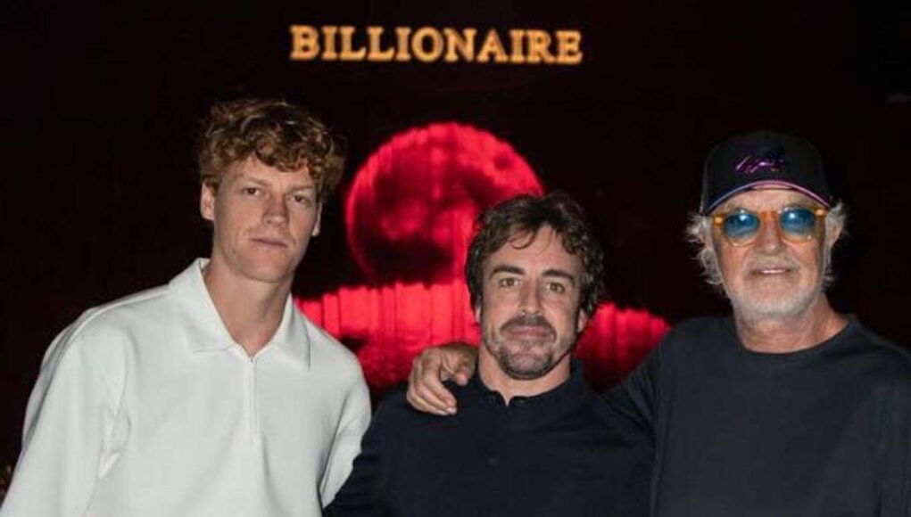 Sinner e Briatore, serata al Billionaire di Dubai