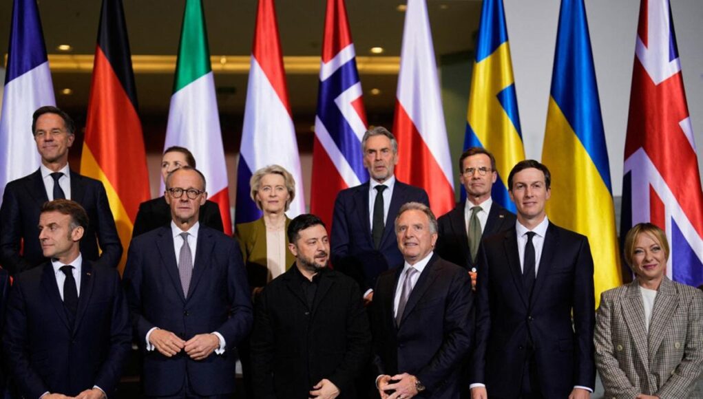 Ucraina, Meloni a Berlino con i leader europei: “Una forza multinazionale per Kiev”