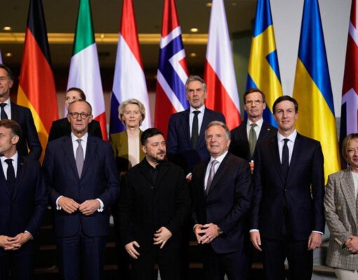 Ucraina, Meloni a Berlino con i leader europei: “Una forza multinazionale per Kiev”