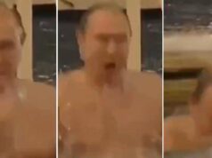 Putin, rito nell’acqua gelida per Epifania