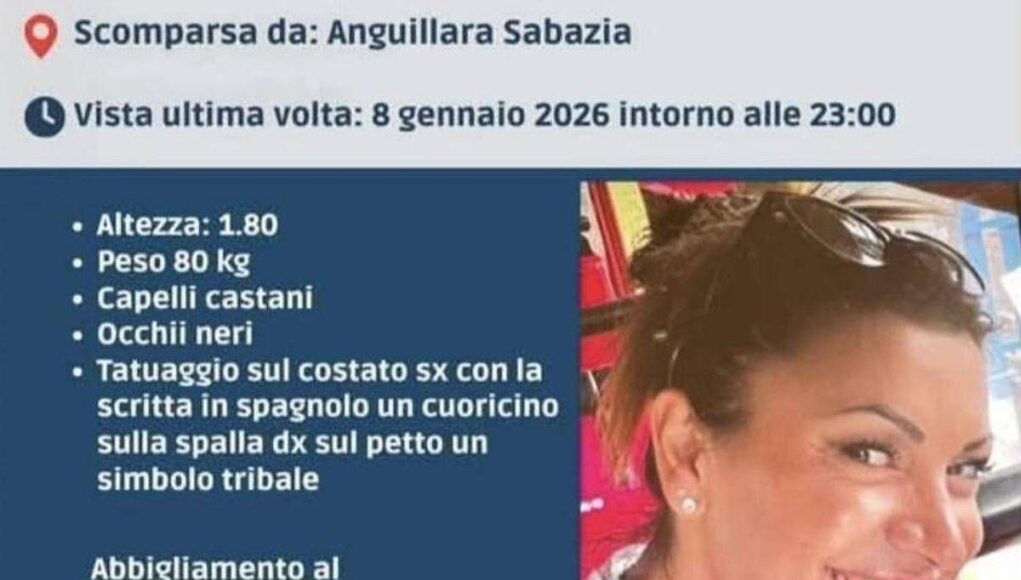 Scomparsa da Anguillara, si cerca la 41enne Federica Torzullo