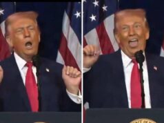 Trump e l’imitazione dell’atleta transgender: “Mia moglie non vuole”