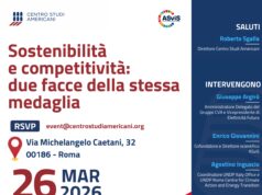Energia, a Roma l’evento ‘Sostenibilità e competitività: due facce della stessa medaglia’