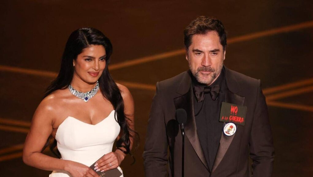 La guerra agli Oscar, Bardem sul palco per la Palestina e Jimmy Kimmel punge Trump