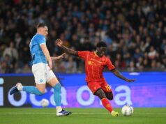 Napoli-Lecce, Banda si accascia a terra per un malore. Cos’è successo