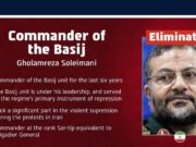 Raid israeliano a Teheran: ucciso il capo dei Basij Gholamreza Soleimani