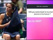 Camila Giorgi di nuovo in campo dopo il ritiro: “Nel 2027 torno a giocare tornei Wta”