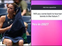 Camila Giorgi di nuovo in campo dopo il ritiro: “Nel 2027 torno a giocare tornei Wta”