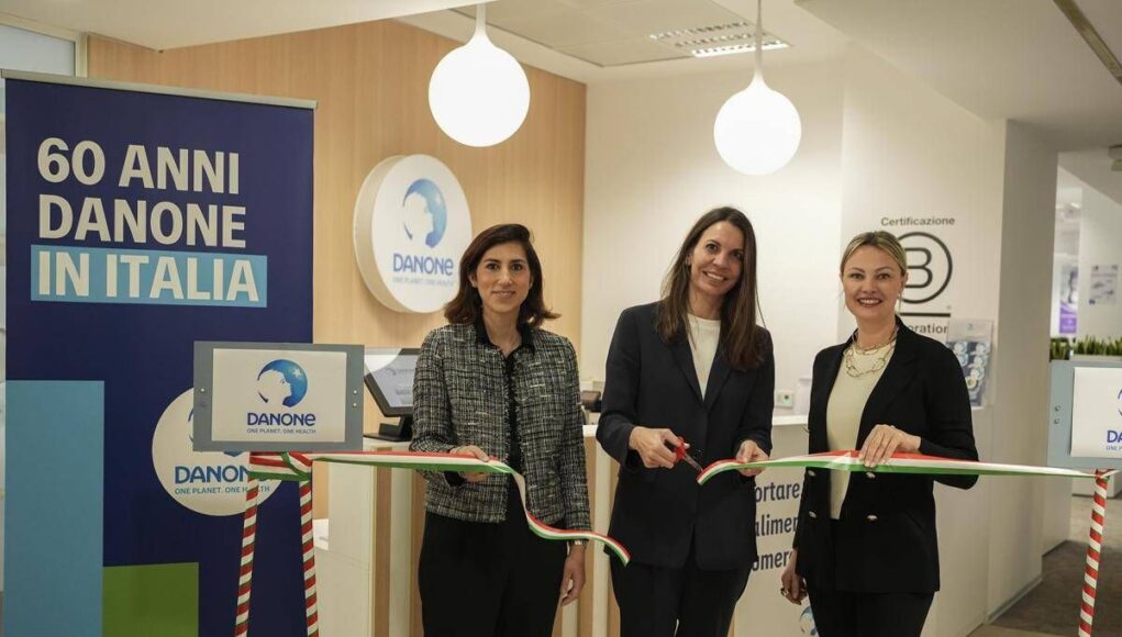 Danone Italia festeggia 60 anni con certificazione parità di genere riconfermata con 95,7 punti su 100