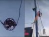 Incidente al luna park di Siviglia: il cavo si spezza, la cabina precipita
