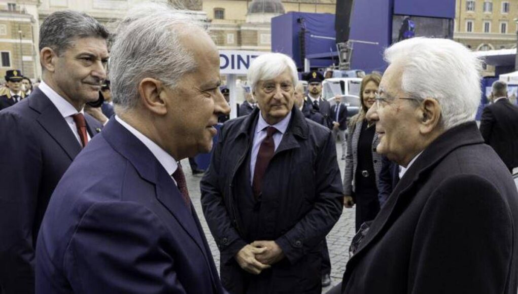 Roma, Mattarella visita lo ‘Spazio legalità’ a piazza del Popolo