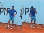 Sinner, allenamento a Madrid e Cerundolo… si infuria