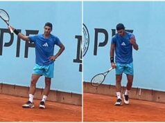 Sinner, allenamento a Madrid e Cerundolo… si infuria