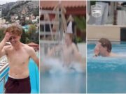 Sinner, festa a Montecarlo con… tuffo in piscina