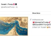 Stretto di Hormuz diventa ‘Stretto di Trump’: la nuova mappa condivisa su Truth