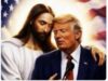 Trump abbracciato a Gesù: il post e la nuova polemica