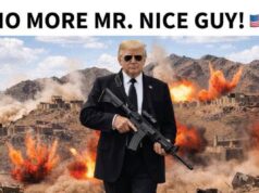 Trump, fucile in mano e messaggio all’Iran: “Il Bravo ragazzo non c’è più”