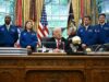 Usa-Iran, Trump: “Avanti tutta con blocco navale”. Teheran: “Vuole strangolarci”