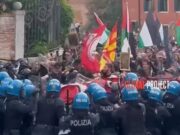 Biennale Arte, scontri tra polizia e pro Pal a Venezia. Serrata anti-Israele, chiusi 20 padiglioni