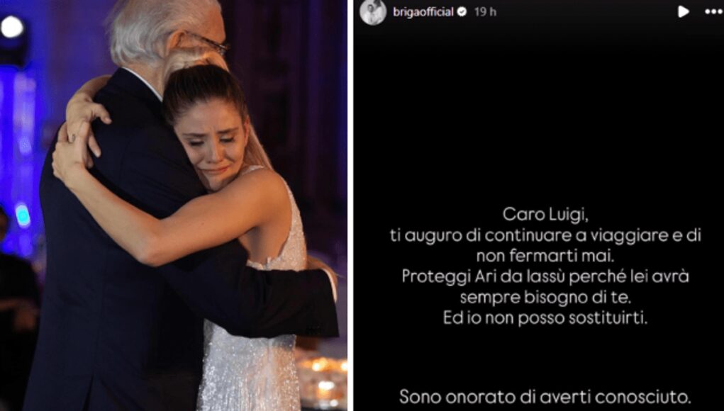 Briga, il messaggio d’addio per il suocero George Eastman: “Proteggi Arianna da lassù”