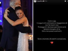 Briga, il messaggio d’addio per il suocero George Eastman: “Proteggi Arianna da lassù”