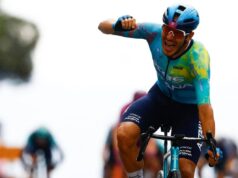 Giro d’Italia, Davide Ballerini vince in volata la sesta tappa. Eulalio sempre in rosa