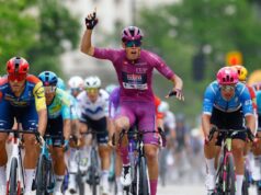 Giro d’Italia, Magnier vince terza tappa a Sofia. Silva resta in maglia rosa