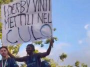“I derby mettili nel c…”: Procura Figc apre fascicolo su striscione anti-Milan di Thuram nella festa scudetto dell’Inter