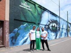 Milano, l’artista Danilo Pistone porta la purezza di Levissima in città